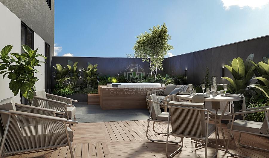 Apartamento Garden de 167m� | 1 Su�te + 2: Terra�o com Hidromassagem 