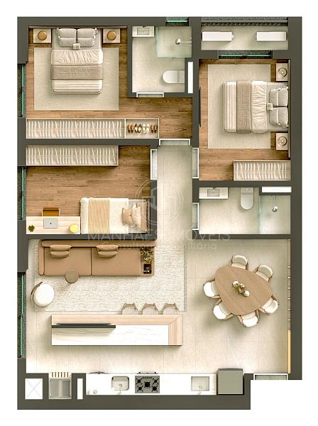 Apartamento com 3 dormitórios à venda no Essenza em Piçarras — foto 2