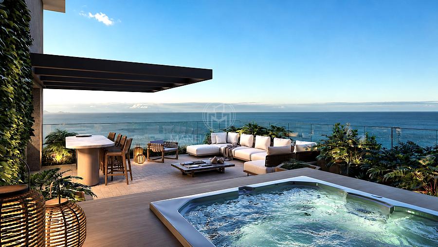 Apartamento duplex com 4 su�tes: Terra�o com 100,27 m� de �rea descoberta