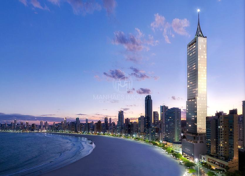 Fachada do imperium Tower com 192 m de altura