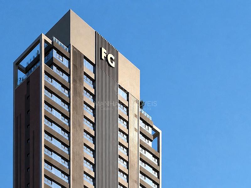 North Tower FG | Arquitetura vertical com acabamentos nobres e a imponente assinatura FG no topo do arranha-c�u