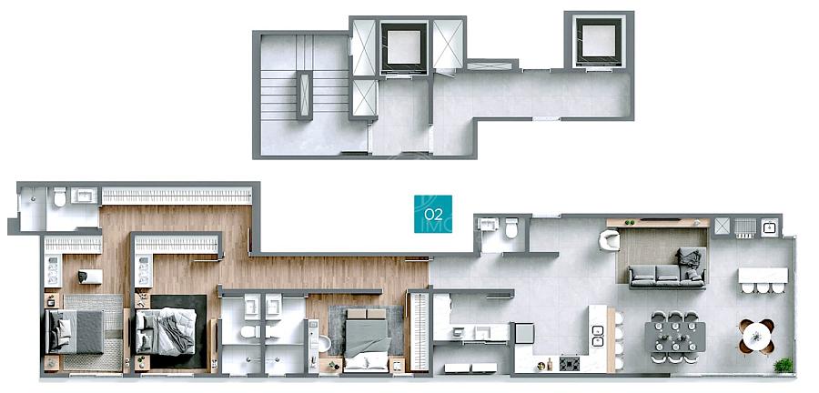 Apartamento com 3 suítes à venda em Piçarras no Iconic by Cas — foto 11