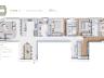 Planta do apartamento com 3 su�tes � 138,61 m� privativos