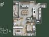 Planta do Apartamento Tipo | 99 m�