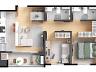 Planta humanizada do Apartamento de 52m�