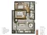 Planta Baixa (65 m�) | Apartamento com 2 quartos (1 su�te)