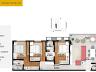 Planta do apartamento com 3 dormit�rios