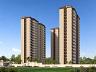 Fachadas das tr�s torres de 18 andares do Ayra Slim Residence em Penha, SC