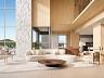 Living com p�-direito duplo do apartamento duplex no ONE com vista panor�mica