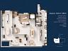 Planta baixa humanizada do pavimento inferior do apartamento duplex de 383 m� privativos
