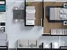 Planta do apartamento de 2 dormit�rios