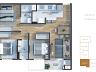 Planta do apartamento com 3 dormit�rios