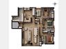 Planta do Apartamento Tipo 2 � 145,05 m� privativos