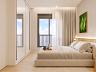 Perspectiva da su�te decorada do apartamento (Planta Tipo 1) no River