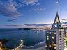 Fachada frente mar do Imperium Tower com 192 m de altura