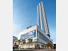 Fachada com linhas contempor�neas e acabamentos de alto padr�o no Sapphire Tower