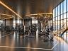 64� andar (218m de altura): Sal�o de muscula��o com equipamentos modernos e ilumina��o de LED