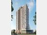Fachada do Momentum Residence, uma torre imponente com 25 pavimentos