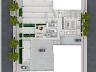 Planta com layout funcional do pavimento t�rreo com portaria, garagens e acessos de pedestres