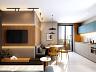Apartamento com 2 quartos: Living