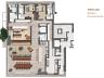 Planta do Apartamento Tipo 02