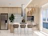 Apartamento 3 quartos (1 Su�te + 2 Demi-su�tes): �rea gourmet e cozinha integrada