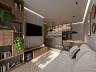 Apartamento Giardino: Living integrado
