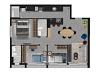Planta do Apartamento de 78m�