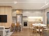 Apartamento Garden: Living, sacada aberta