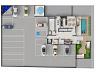 Planta baixa de implanta��o do t�rreo do Wave Residence