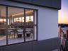 Apartamento Tipo C | Detalhe da fachada com vista para o mar