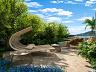 Lazer | 5� pavimento: Sunrise Lounge ao ar livre cercado por paisagismo tropical e espa�o de contempla��o