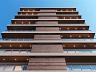 Detalhe da fachada e sacadas do Edif�cio Basel � Bairro Am�rica, Joinville