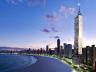 Fachada do imperium Tower com 192 m de altura