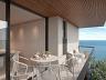 Varanda gourmet do apartamento de 116m� com vista para o mar