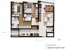 Planta humanizada do Apartamento 04 com 2 su�tes e 89m�