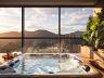 Hidromassagem com vista para o p�r do sol