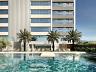 Piscina e fachada do North Tower