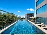 Terra�o privativo do apartamento garden com piscina, solarium e total privacidade