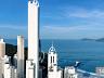 Vista panor�mica de 180 graus do mar no Rooftop a 145 metros de altura no topo do North Tower FG em Balne�rio Cambori�