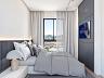 Quarto do apartamento decorado no Blend
