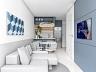 Sala de estar do apartamento decorado no Blend
