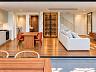 Terra�o e living no pavimento inferior do apartamento duplex giardino final 02 do Calder 371