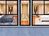Su�tes no pavimento superior do apartamento duplex giardino final 02 do Calder 371