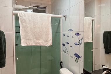 Apartamento com 3 quartos para alugar, 100m², 2 banheiros, 2 garagens - Praia do Morro - Guarapari