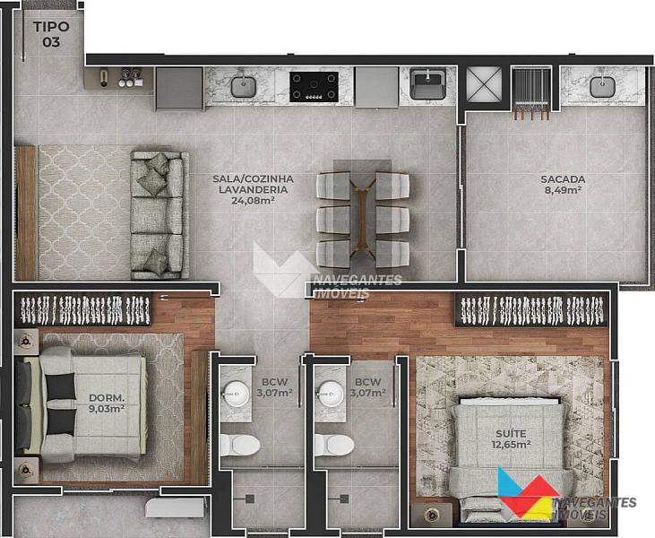 Saint Tropez - Meia Praia Navegantes — foto 13