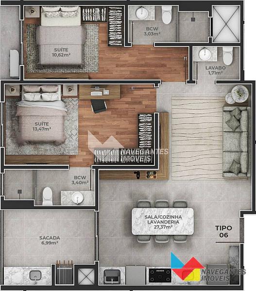 Saint Tropez - Meia Praia Navegantes — foto 16