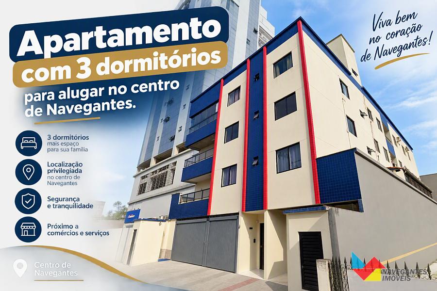 Apartamento no centro com 3 dormit�rios 1