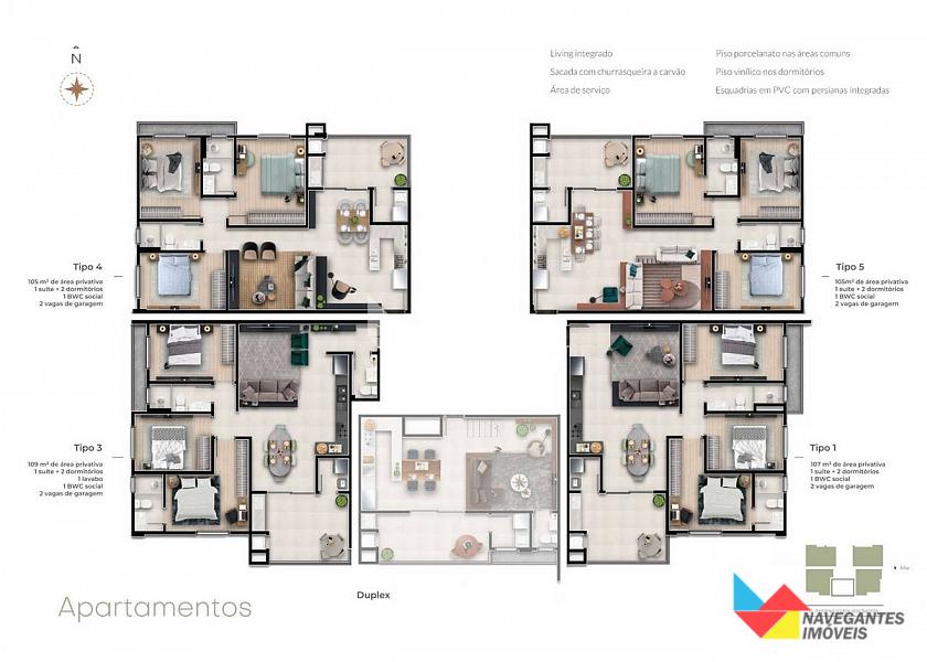 Duplex com 3 dormitórios no bairro Gravatá — foto 31