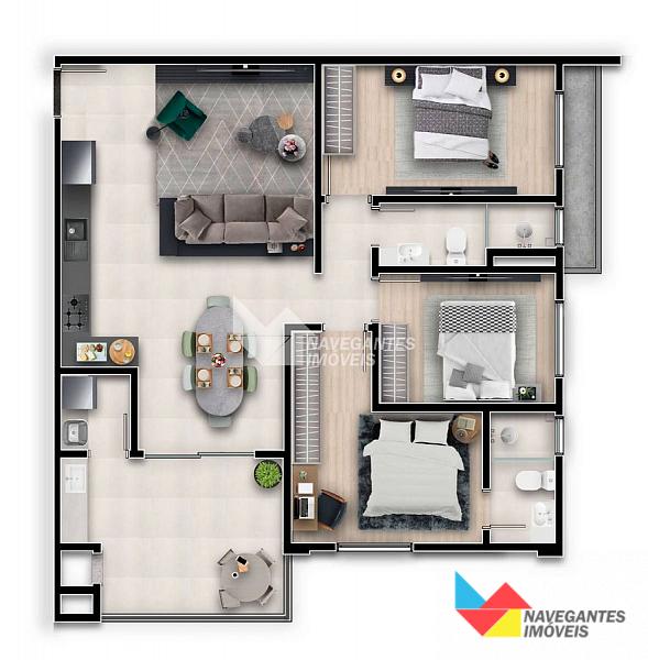 Duplex com 3 dormitórios no bairro Gravatá — foto 24